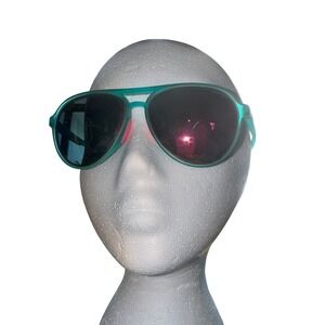 Jefoo Teal Green Aviator Sunglasses Trendy Funky Retro Sunglasses 60-14-143‎